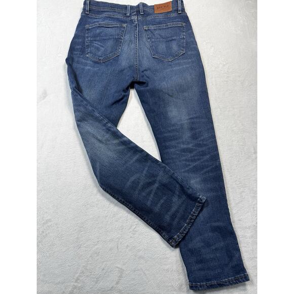 Red Ale By Alesbury Octavia Jeans Mid Indigo Slim Straight Stretch Denim 32x30 - Picture 4 of 12